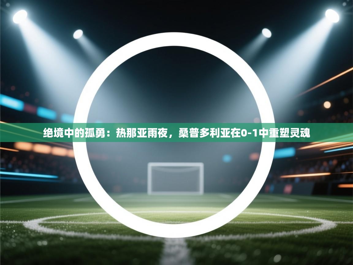 绝境中的孤勇：热那亚雨夜，桑普多利亚在0-1中重塑灵魂  第2张