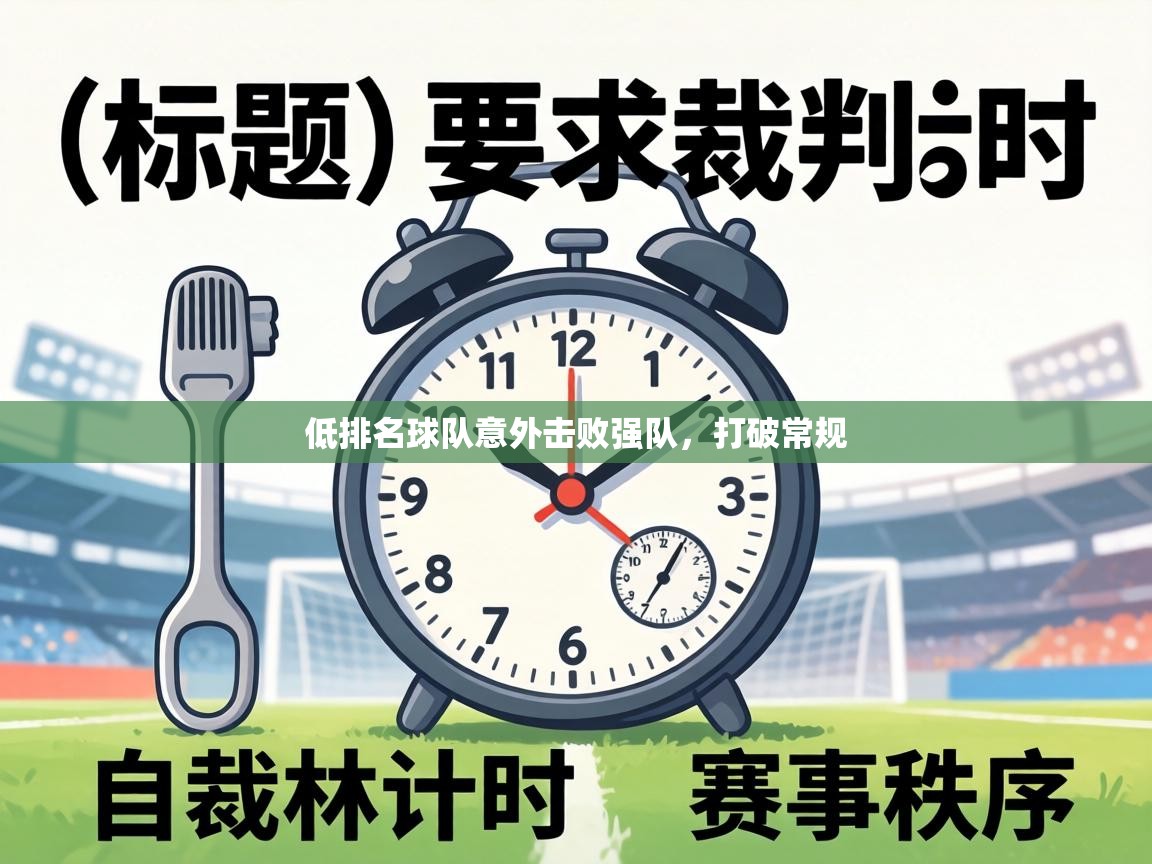低排名球队意外击败强队,打破常规 第1张